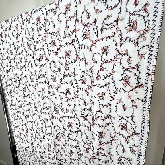 Hand Embroidered Shawl/Pashmina/Scarf/Wrap - Picture 6 of 13